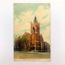 Postcard Pennsylvania Waynesboro PA Methodist Church 1909 Posted Divided Back picture