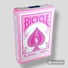 1 DECK Bicycle Fashion pink reverse-face playing cards   picture