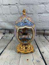 Vintage Franklin Mint Faberge Musical Carousel Horse Egg TFM 96 Music Box picture