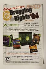 DC Comics Xbox Original 2004 Back To School Bragging Rights Promo Print Ad picture