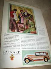 1931 31 Packard Eight mid-size magazine car ad -
