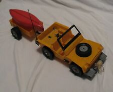 Vintage Boy Scout Toy Set The Pathfinder Jeep Trailer & Boat picture