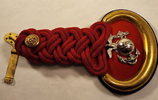 EARLY 1900's USMC MARINE CORPS EPAULETTE with EGA LARGE BUTTON picture