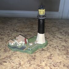 TYBEE ISLAND GA Spoontiques Harbor Light Retired Miniature Lighthouse No. 009087 picture