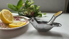 VINTAGE FROM WESTERN GERMANY  BIRD SHAPED LEMON JUICER/SQUEEZER CHROME SILVER. picture