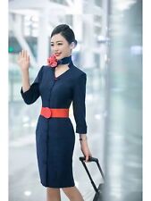 China Eastern Airlines Cabin Crew Chief Uniform Dress Set picture