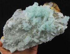 19cm MUSEUM light blue Aragonite crystal specimen from Yunnan picture