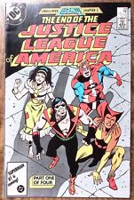 1987 JUSTICE LEAGUE OF AMERICA THE END OF THE JUSTICE LEAGUE JAN #258 EXC Z3227 picture