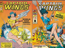 Captain Wings #1 & 2- 6 X 8.5 SET (1994) HTF REPRINTS - COVER 90 & 93 BONDAGE picture