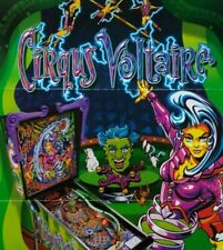 Cirqus Voltaire Pinball Flyer 1997 Original Art Circus Magic Fantasy 8.5