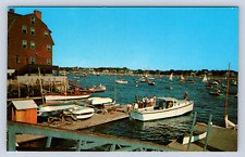 Vintage Postcard Harbor Scene Marblehead Massachusetts picture