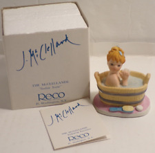 Reco Collection The McClellands Sudsie Suzie Girl Bath Tub Figurine Japan New picture