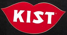 Kist Soda Sticker Red Lips c1960's-70's VGC Scarce 3 1/2