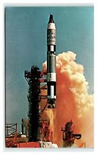 Postcard NASA FL Rocket Gemini Titan 4 Liftoff Gantry McDivitt White Florida   picture