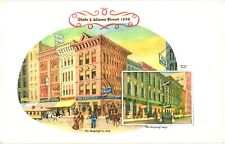 Chicago Illinois The Berghoff Restaurant State & Adams Street 1898 Postcard picture
