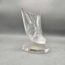 Vintage Lalique Crystal Hirondelles Swallow Paperweight picture