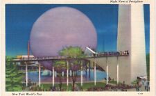 NYC World's Fair 1939 Night View Perisphere New York City  picture