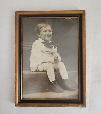 Vintage Framed Beautiful Photo/Portrait of Child Black and White Framed picture