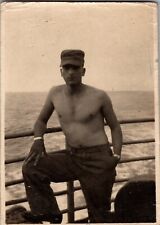 c1951 USS James O Hara Shirtless Soldier Killed At Heart Break Ridge NAMED Photo picture