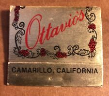 Ottavio’s Italian Restaurant, Collectible Matchbook, Camarillo, California picture