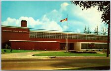 Postcard Georgetown Ontario c1960s District High School Halton Hills picture