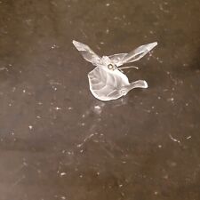 SWAROVSKI Crystal Butterfly on Leaf Figurine-GREAT picture