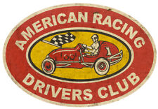 AMERICAN RACING DRIVERS CLUB ADVERTISING METAL SIGN picture
