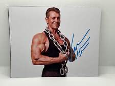 Vince McMahon Workout Signed Autographed Photo Authentic 8X10 COA picture