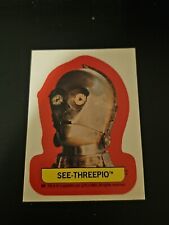 1983 Topps Star Wars Return of the Jedi Series 2 See-Threepio Sticker  picture