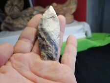 Amazing colored Hell Gap point made of Mozarkite chert from Dent co. Mo. picture