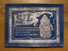 c1910's L40 Tobacco Leather - College Pennant Yell Emblem Series - St. Louis picture