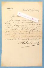 ● L.A.S 1895 Arthur CHALAMET born Vernoux-en-Vivarais senator Ardèche letter picture