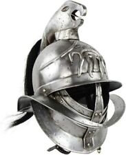 Spartacus Gladiator Helmet 18 Gauge Silver picture