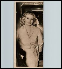 Voluptuous Blonde Bombshell Anita Ekberg 1950s STYLISH POSE Orig PHOTO 602 picture