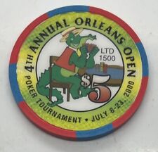 Orleans Casino $5 Chip Las Vegas Nevada NV - 4th Annual Orleans Open Poker 2000 picture