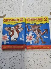 GREMLINS 2 1990 Topps UNOPENED Wax Packs Both Packs included in this Auction picture