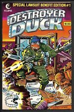 Eclipse DESTROYER DUCK No. 1 (1982) Jack Kirby 1st Groo the Wanderer FN picture