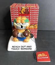 Enesco Garfield Boxing Figurine Olympic Reach Out and Touch Someone READ picture