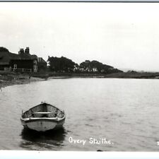 c1940s Burnham Overy Staithe, Norfolk, England RPPC Real Photo Postcard UK A132 picture