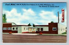 Wilmington CA-California, Crest Motel, Exterior, Vintage Postcard picture