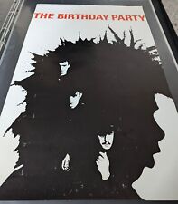 THE BIRTHDAY PARTY - NICK CAVE - ORIGINAL POSTER 1982 - EXTREMELY RARE picture