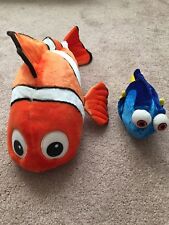 Disney Authentic Nemo Plush BIG 16” & Dory 8”Stuffed Animal Toy picture