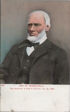 James W. Marshall, Coloma, CA - Discoverer of Gold, California Weidner Postcard picture