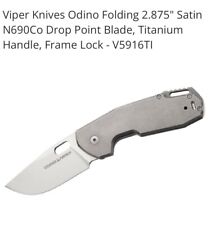 Viper Knives Odino Titanium Frame Lock Knife 2.875