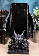 Ebros Ancient Crouching Dragon Cell Phone Holder Statue Mythical Fantasy Dragon picture
