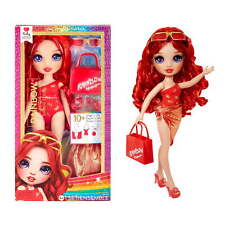 Rainbow High Swim & Style Ruby, Red 11” Doll, Removable  Play Accessories picture