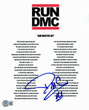 DMC SIGNED AUTOGRAPH JAM MASTER JAY RUN DMC SHEET MUSIC BAS  picture