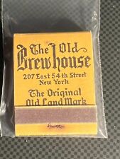 20-STRIKE  MATCHBOOK - THE OLD BREWHOUSE - NEW YORK, NY  - UNSTUCK picture
