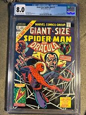 GIANT-SIZE SPIDER-MAN #1  VF 8.0  CGC DRACULA Undergraded Bronze Age Must Own picture