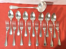 16 Christofle silver metal cutlery, double net model, C C punch picture